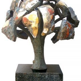 Ecologia golbal - 90 x 80 x 80 cm - Bronze - 1992
