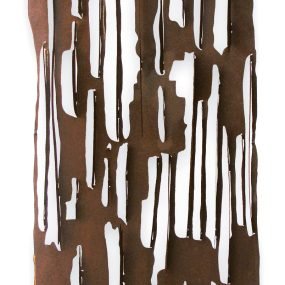 Aglomerado - 160 x 56 x 10 cm  - Aço corten oxidado - 2009